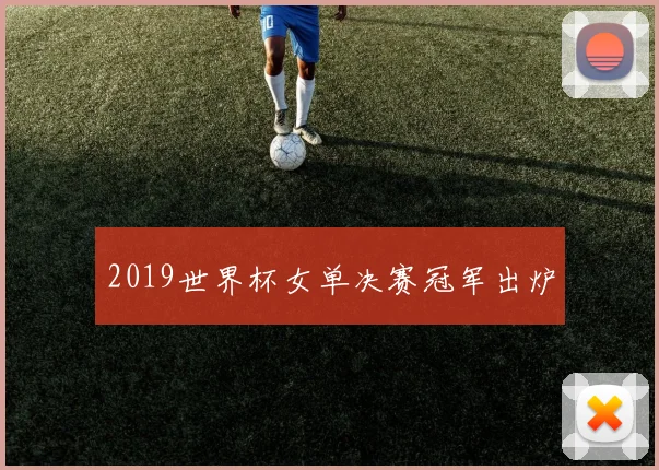 2019世界杯女单决赛冠军出炉